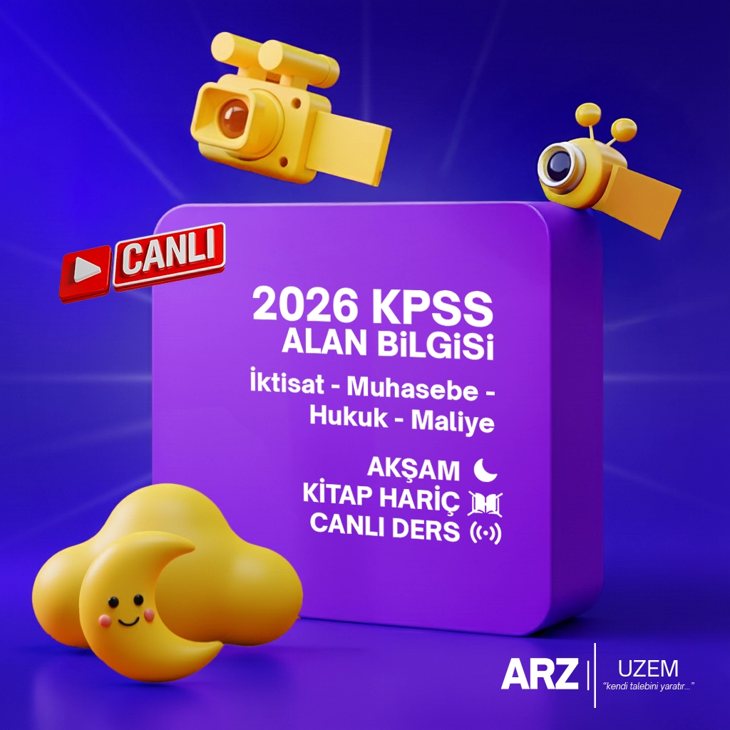 2026 KPSS ALAN BİLGİSİ (CANLI DERS) AKŞAM KİTAP HARİÇ
