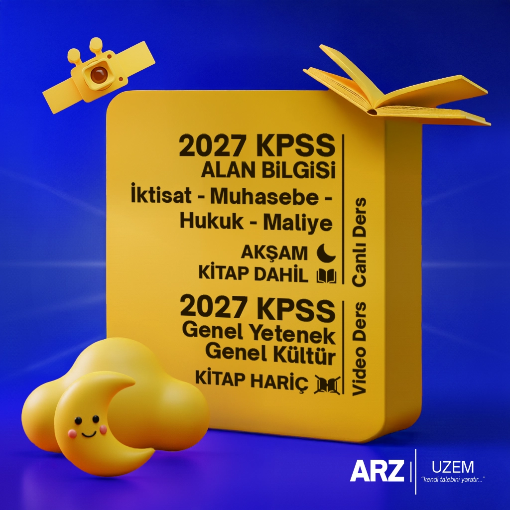 2027 KPSS ALAN BİLGİSİ HAFTA İÇİ AKŞAM (CANLI) DERS KİTAP DÂHİL KPSS GY GK (VİDEO) KİTAP HARİÇ