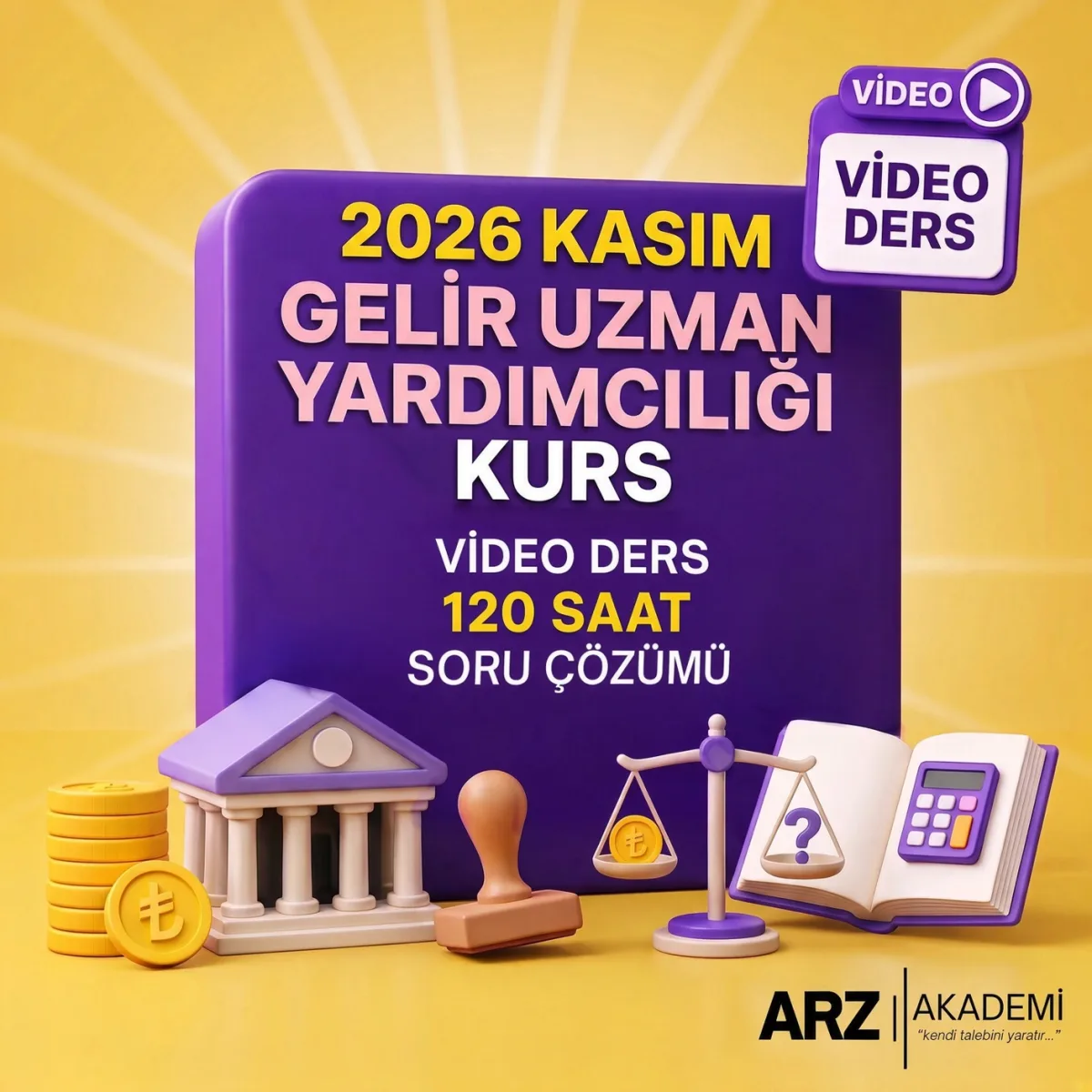 Ekonomik Paket Gelir Uzman Yardımcılığı 120 Saat Soru Çözümü Video
