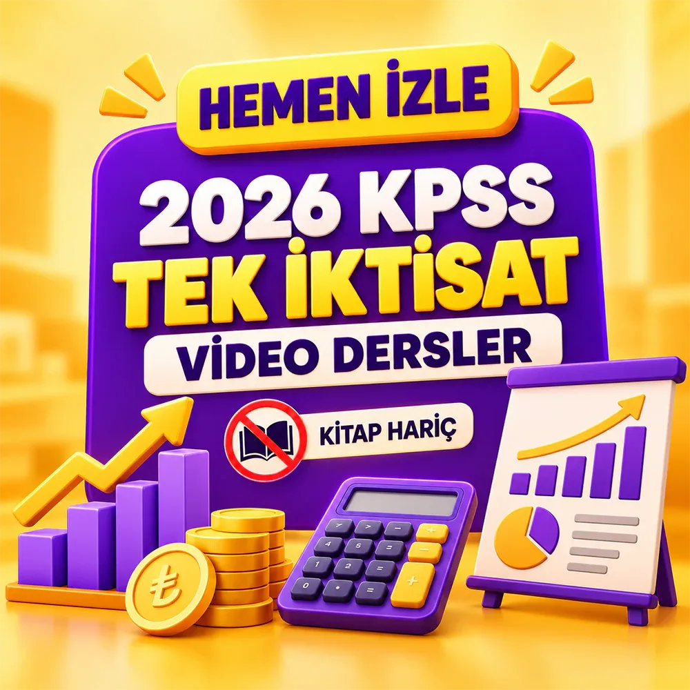 2026 KPSS Alan Bilgisi Tek İktisat Video Ders Hemen İzle