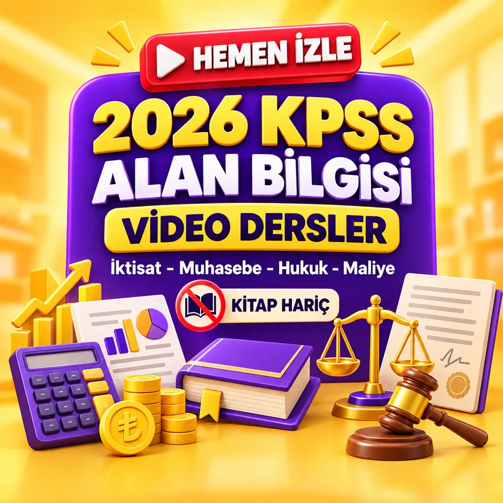 2026 KPSS Alan Bilgisi Video Ders Hemen İzle