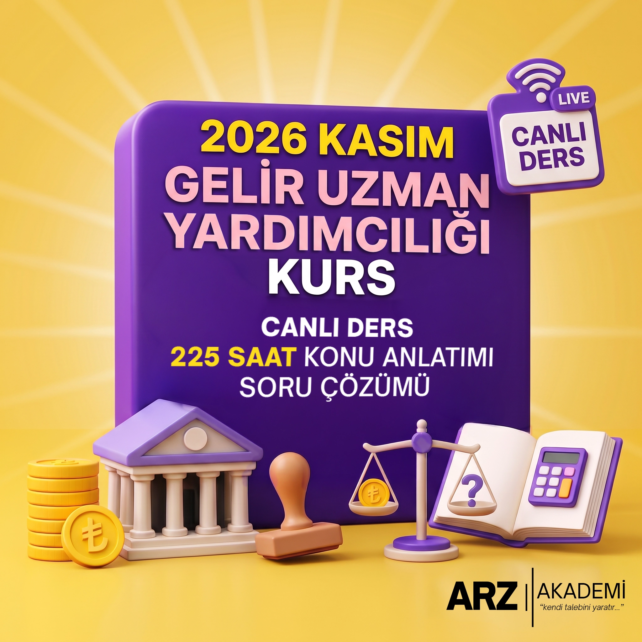 GELİR UZMAN YARDIMCILIĞI CANLI DERS 2026 KASIM