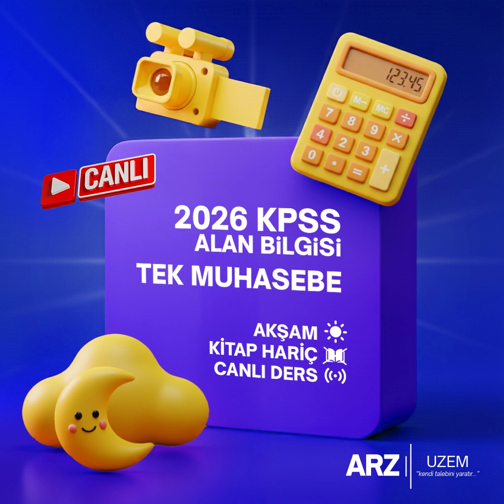 2026 KPSS ALAN BİLGİSİ (CANLI DERS) TEK MUHASEBE AKŞAM KİTAP HARİÇ