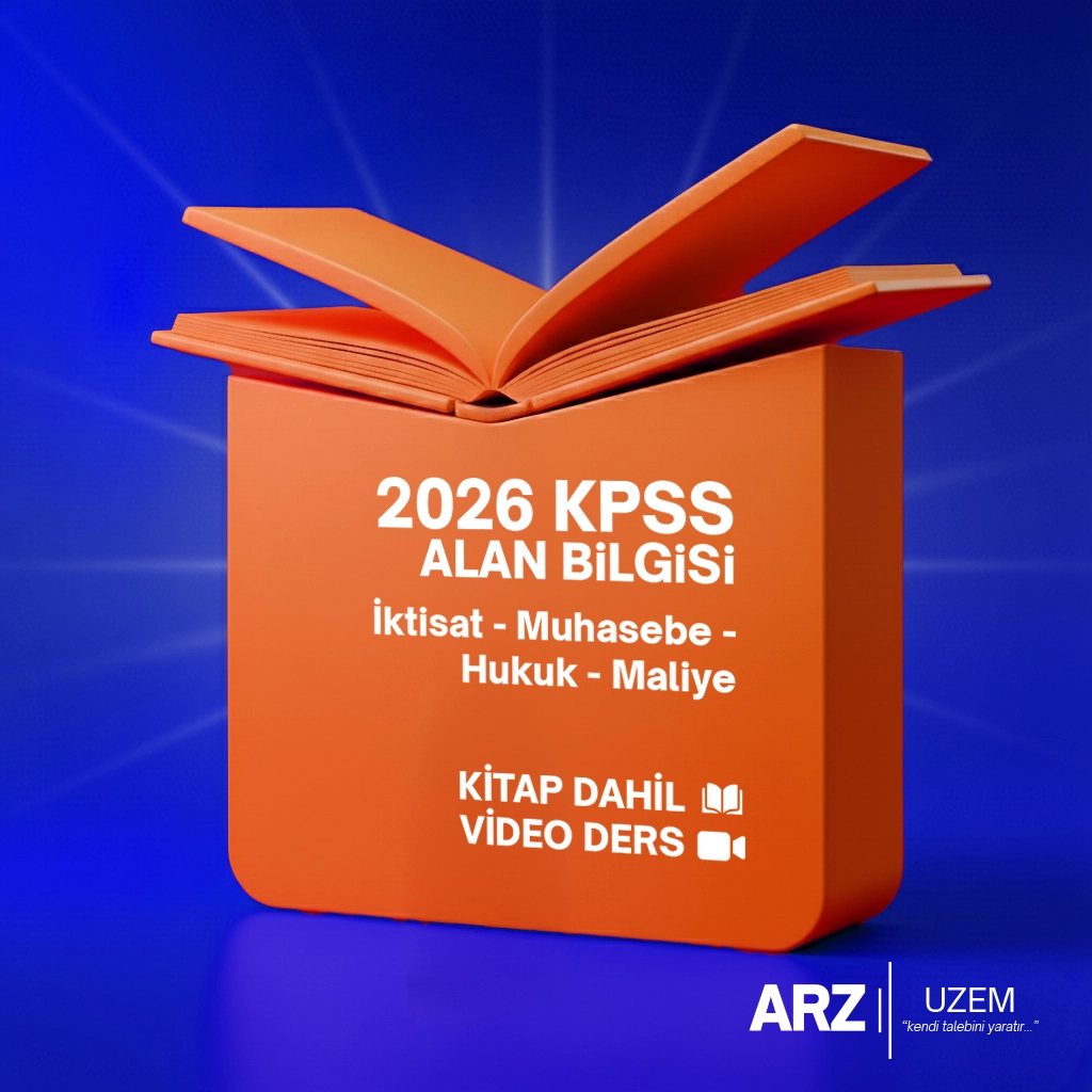 2026 KPSS ALAN BİLGİSİ (VİDEO DERS) KİTAP DAHİL