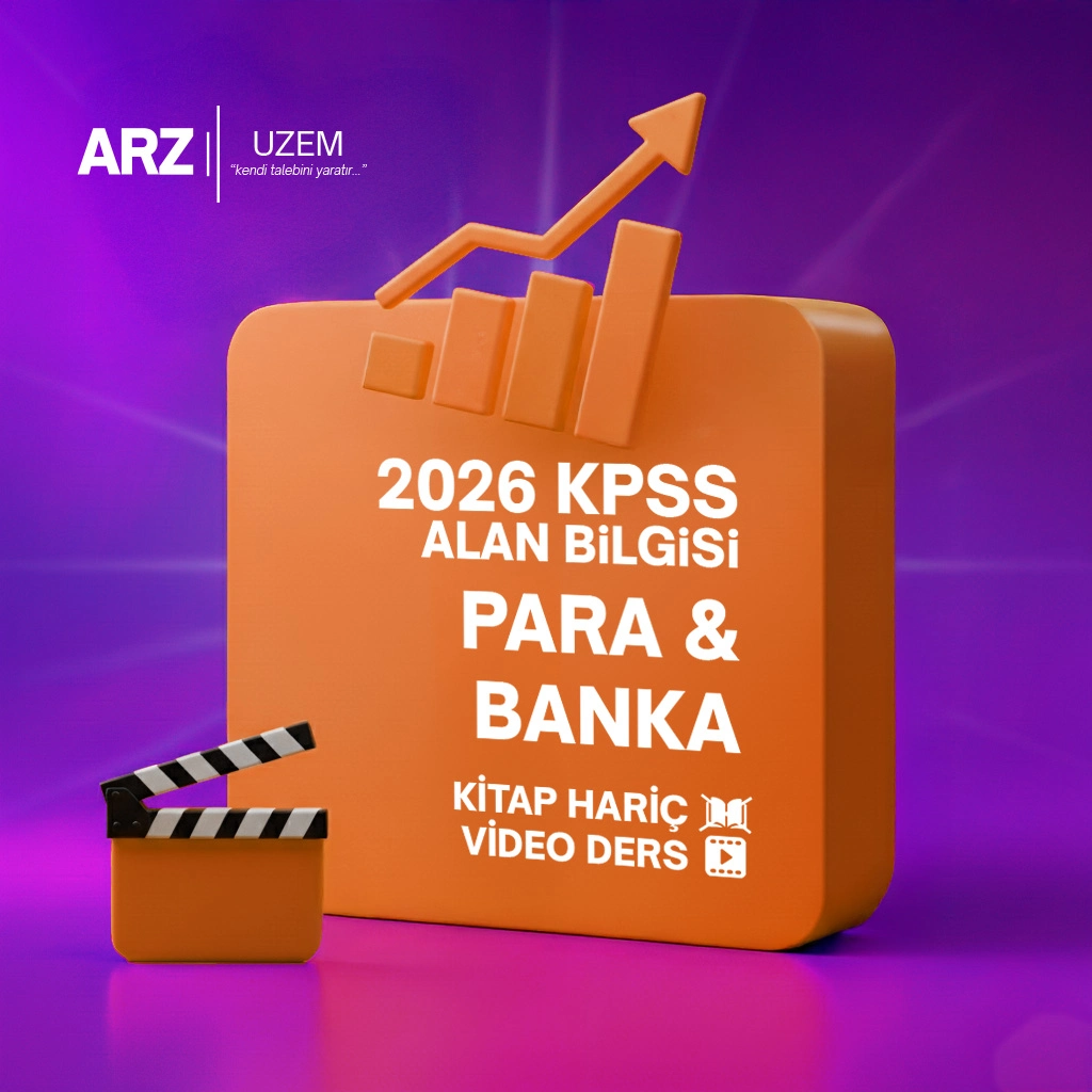 2026 KPSS ALAN BİLGİSİ (VİDEO DERS) PARA VE BANKA KİTAP HARİÇ