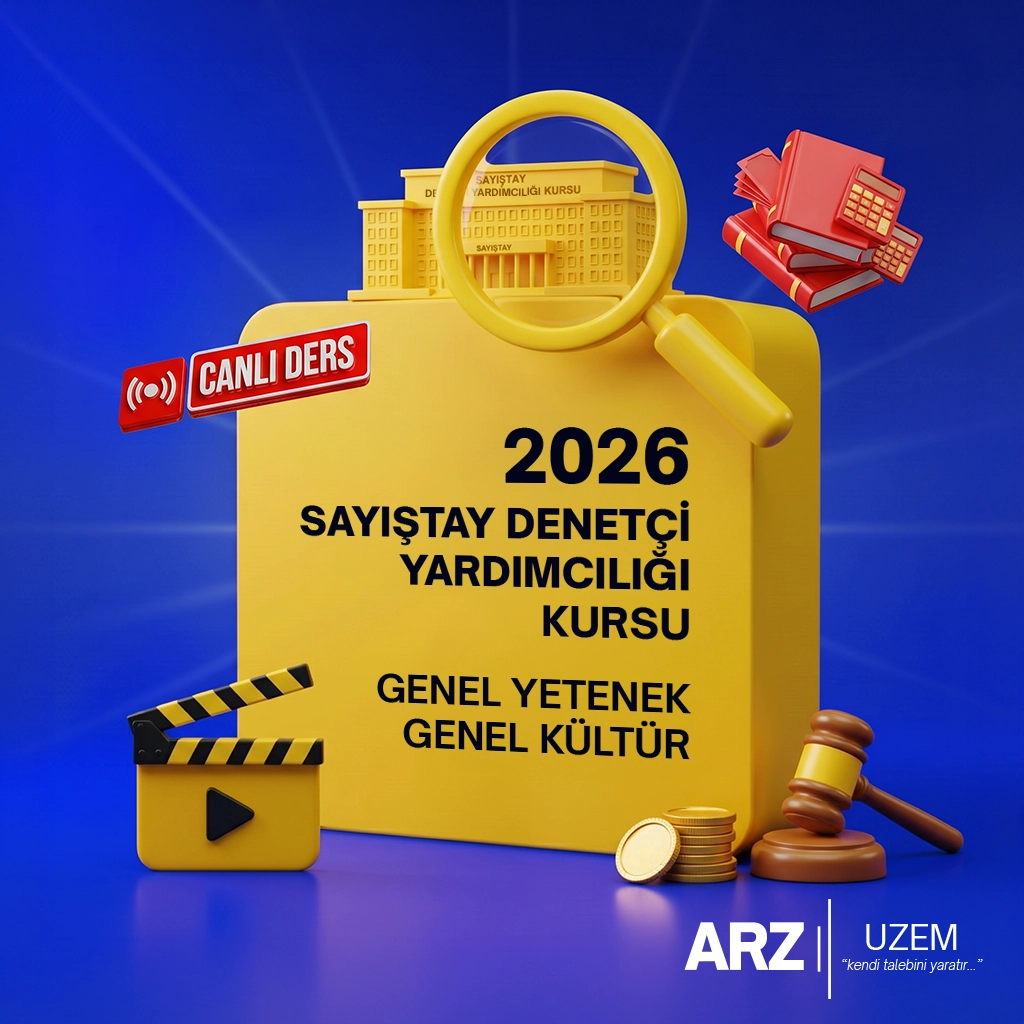 SAYIŞTAY DENETÇİ YARDIMCISI GENEL YETENEK GENEL KÜLTÜR CANLI DERS